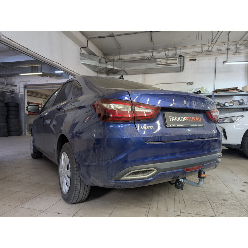 Фаркоп Motodor на Lada Vesta 2023- Арт. L106A (вкл. версию Cross) (оцинкованный шар)