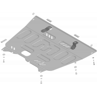 Защита Картера двигателя, КПП MOTODOR для Gac GS8 2023-, Алюминий 4 мм - Арт. 347801