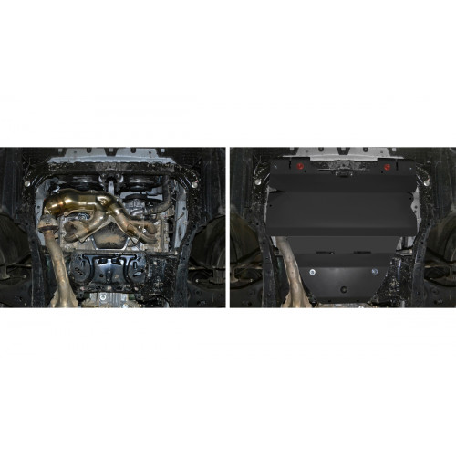 Защита Картера двигателя АвтоБроня для Subaru Legacy 2019- VII, Сталь 45778 мм - Арт. 111.05408.1